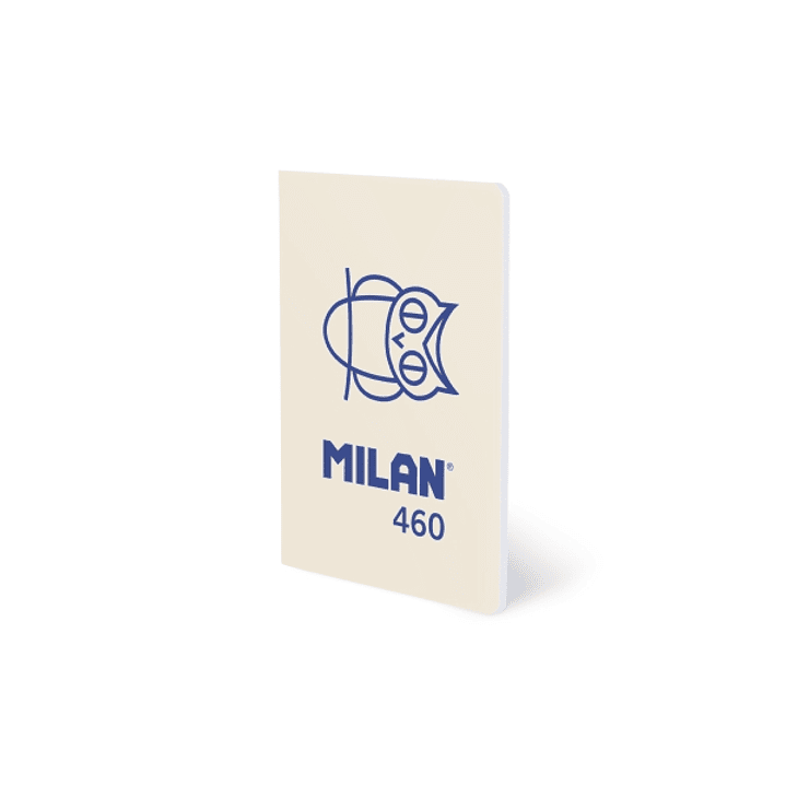 Milan 460 Since 1918 Libreta A5 Grapada - Hojas Blancas - 24 Hojas de 95g - Color Beige 1