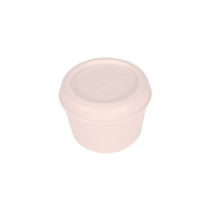 Milan 460 Since 1918 Fiambrera Hermetica Redonda de 0.25L - Libre de BPA - Tapa de Rosca - Apto para Microondas, Lavavajillas y Congelador - 10x7cm -  1