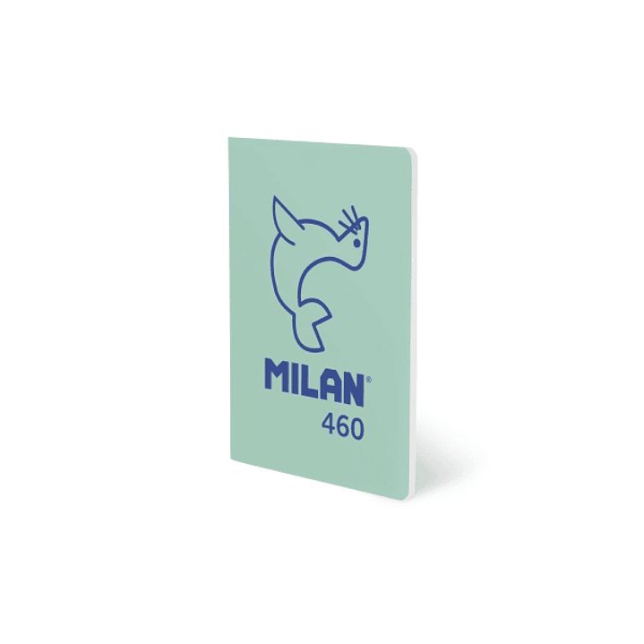 Milan 460 Since 1918 Libreta A5 Grapada - Hojas Blancas - 24 Hojas de 95g - Color Menta 1
