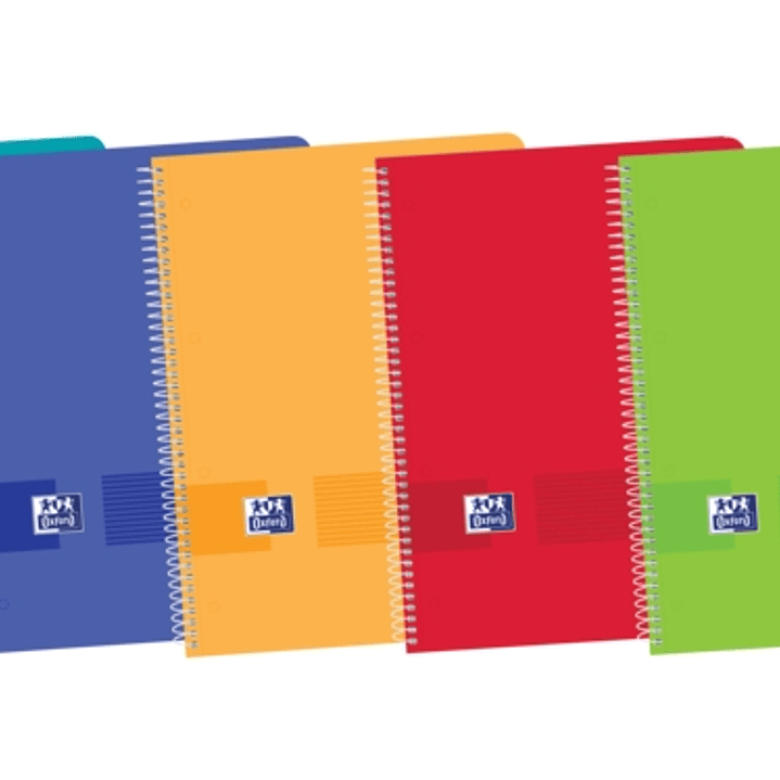 Oxford Live & Go Europeanbook A4+ - Tapa de Plastico - 1 Linea 2 Margenes - 80 Hojas - Colores Surtidos 1