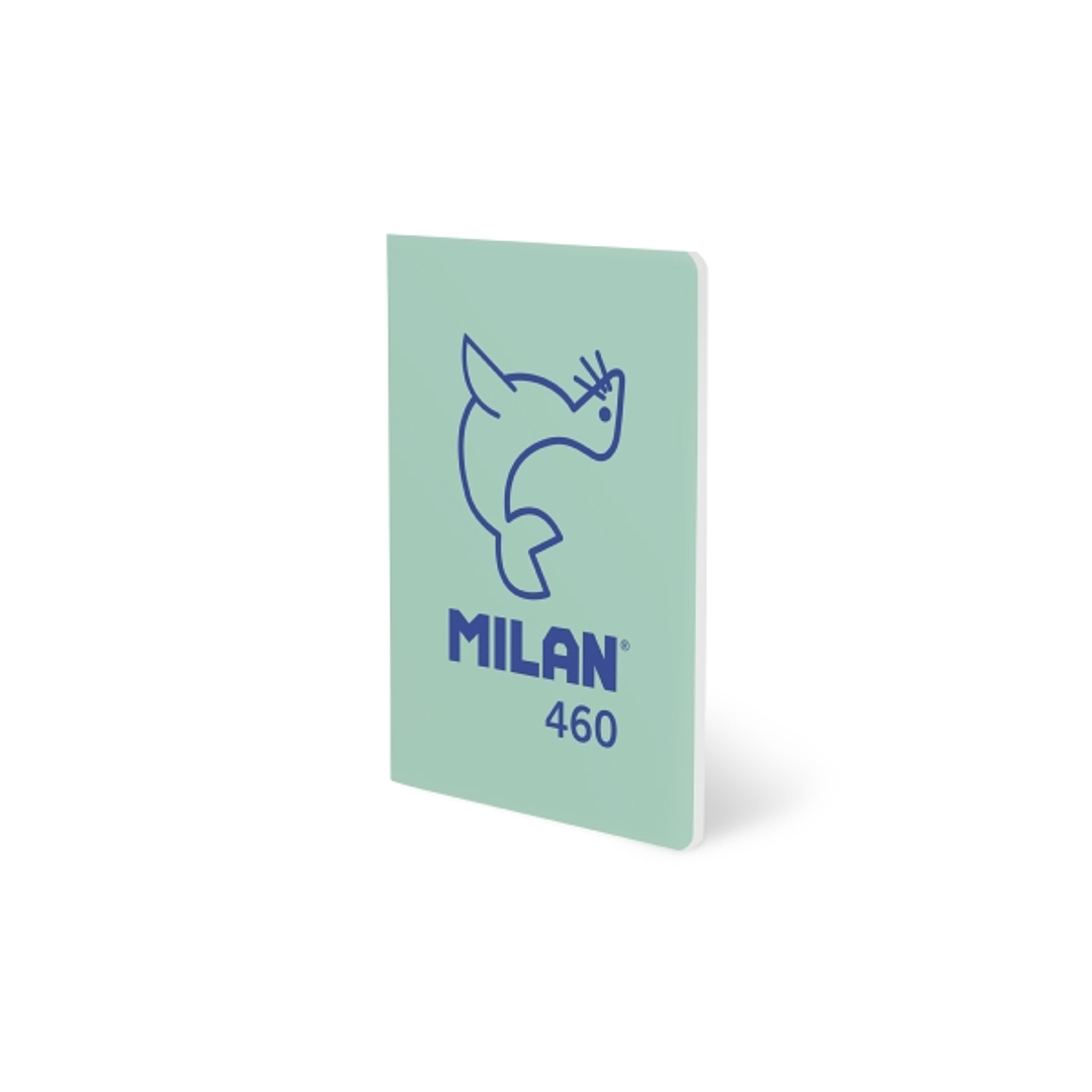 Milan 460 Since 1918 Libreta A5 Grapada - Papel a Lineas - 24 Hojas de 95g - Color Menta 1