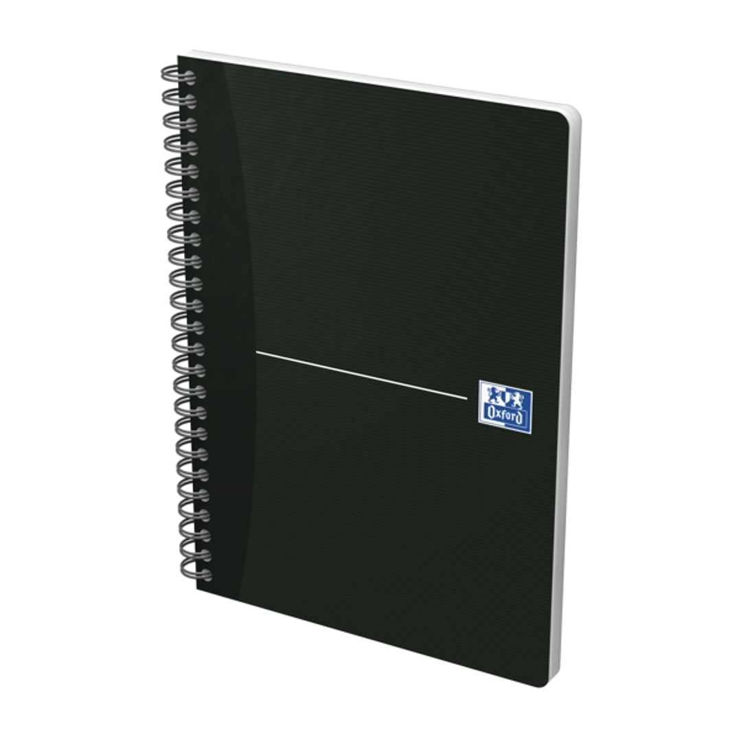 Oxford Office Essentials Cuaderno Espiral A5 - Tapa Blanda - Espiral Doble - 1 Linea - 90 Paginas 1