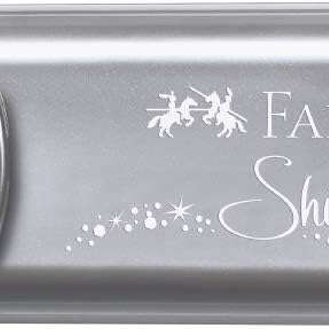 Faber-Castell Textliner 46 Metallic Marcador Fluorescente - Punta Biselada - Trazo entre 1mm y 5mm - Tinta con Base de Agua - Color Plata 1