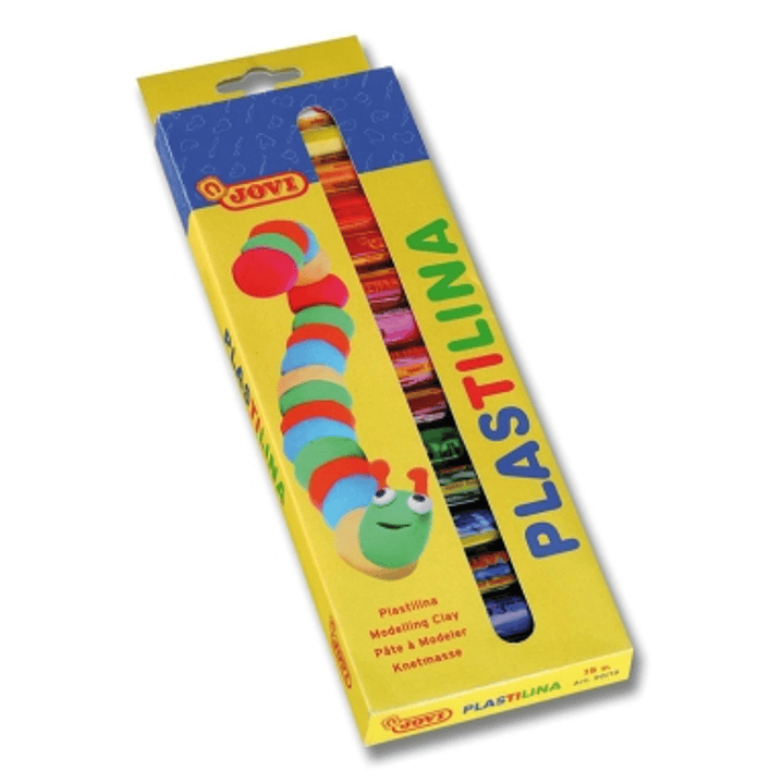 Jovi Pack con 15 Barras de Plastilina 15gr - Muy Moldeable - No se Seca - Colores Surtidos 1