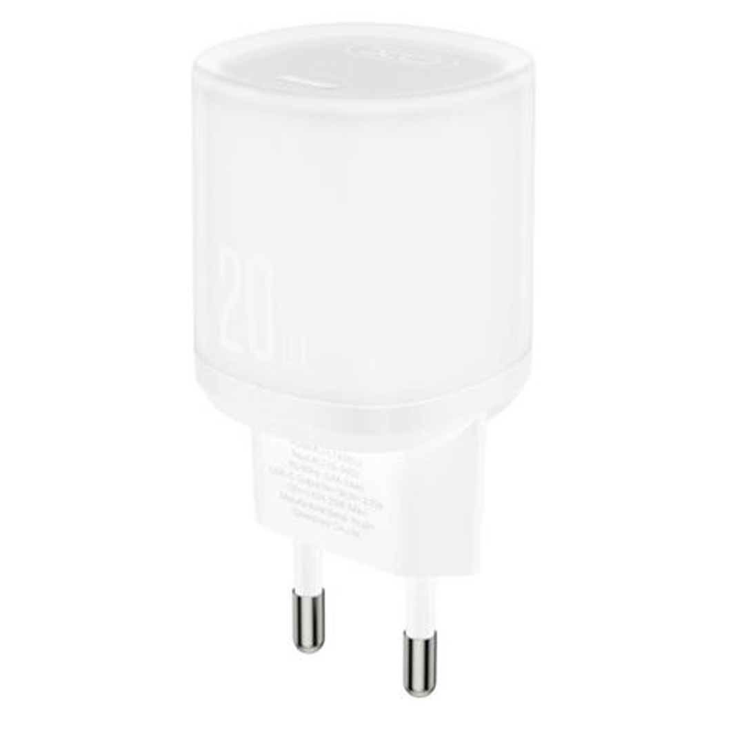 XO L143 Cargador de Corriente 20W - USB-C - PD 3.0 y QC 3.0 - Color Blanco 1