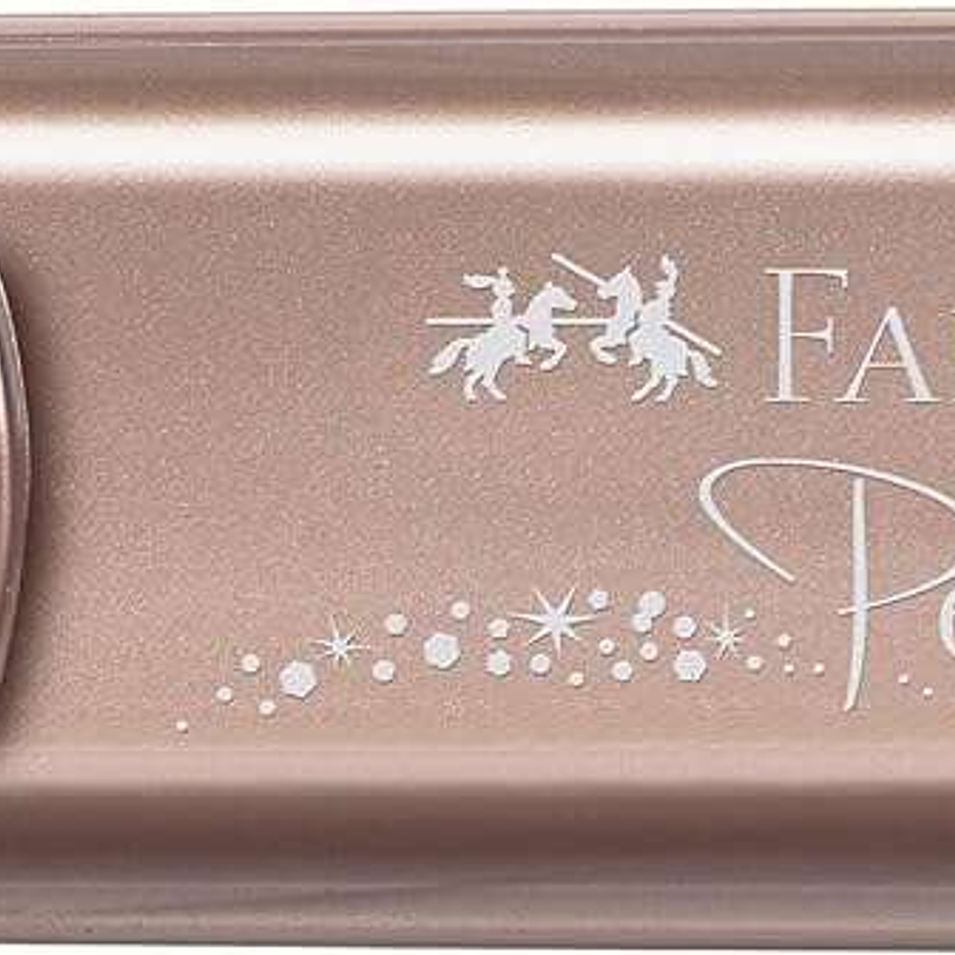 Faber-Castell Textliner 46 Metallic Marcador Fluorescente - Punta Biselada - Trazo entre 1mm y 5mm - Tinta con Base de Agua - Color Oro Rosa 1