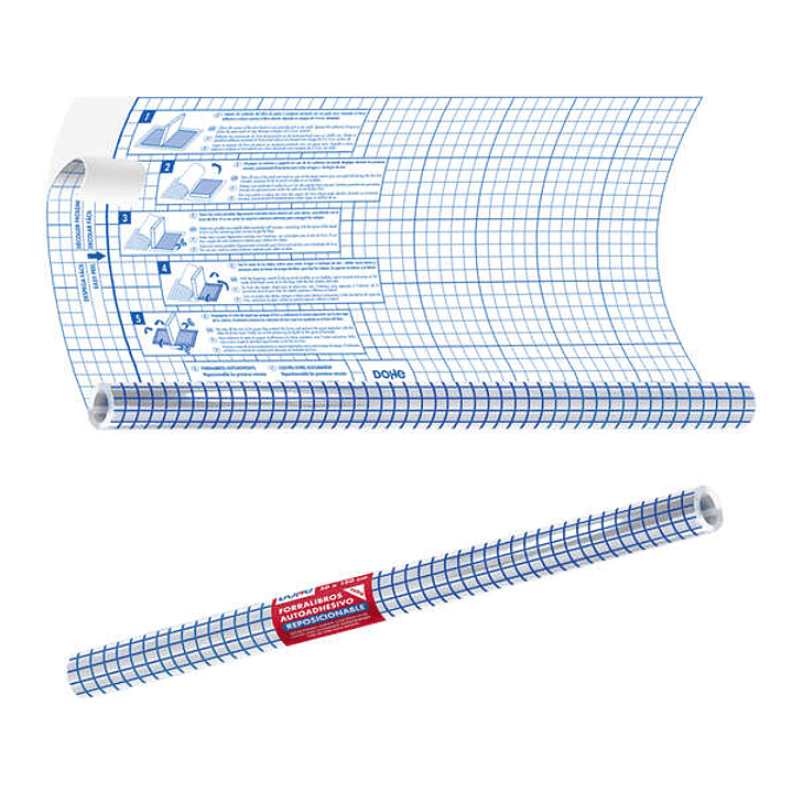 Dohe Rollo Forralibros Autoadhesivo - Tamaño 50x300cm - Material PVC 50 micras 1