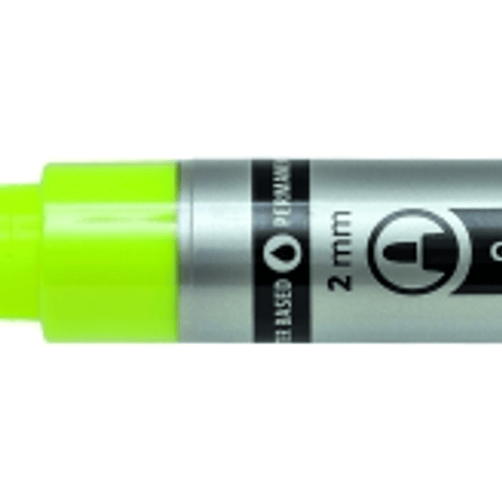 Lyra Mark All Rotulador Permanente - Multisuperficie - Punta Redonda - 2mm - Color Amarillo Neon 1