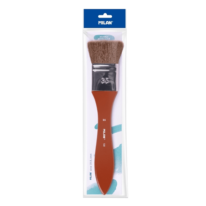 Milan 131 Paletina Escolar de 35mm - Mango de Madera Corto - Color Marron 1