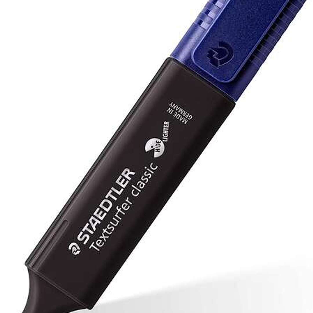 Staedtler Textsurfer Classic 364 Vintage Marcador Fluorescente - Punta Biselada - Trazo entre 1 - 5mm - Tinta con Base de Agua - Color Negro 1