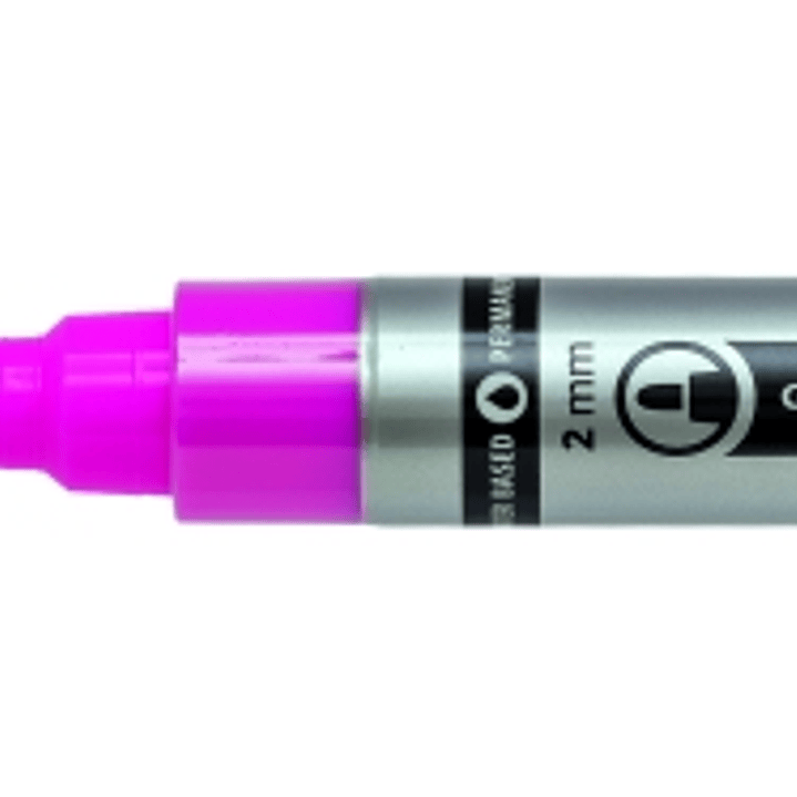 Lyra Mark All Rotulador Permanente - Multisuperficie - Punta Redonda - 2mm - Color Rosa Neon 1
