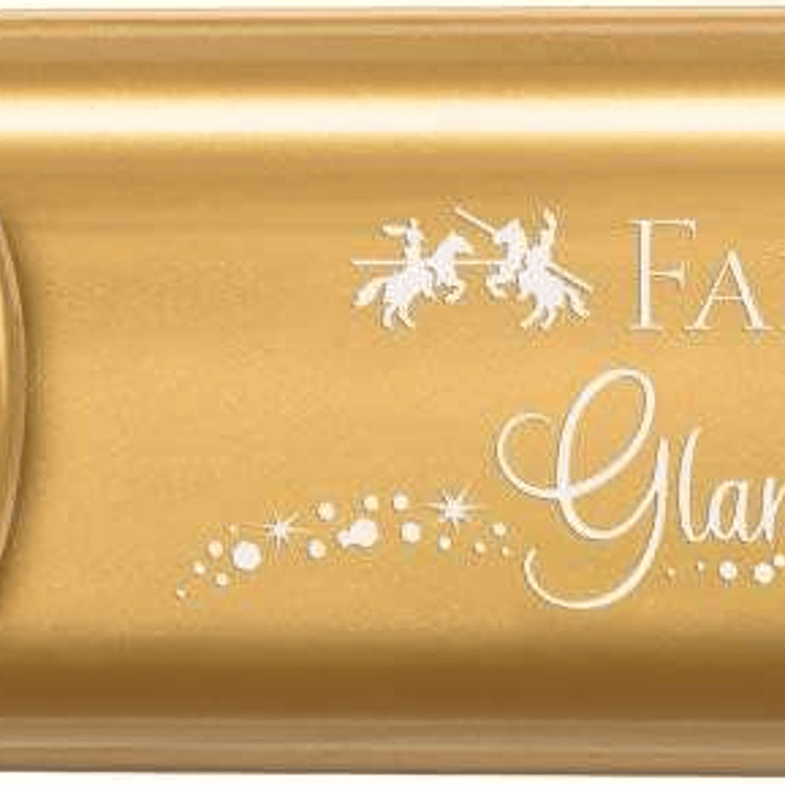 Faber-Castell Textliner 46 Metallic Marcador Fluorescente - Punta Biselada - Trazo entre 1mm y 5mm - Tinta con Base de Agua - Color Oro 1