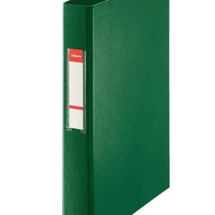 Esselte Carpeta de Anillas - Formato Folio - Capacidad para 190 Hojas - 2 Anillas de 25mm - Color Verde 1