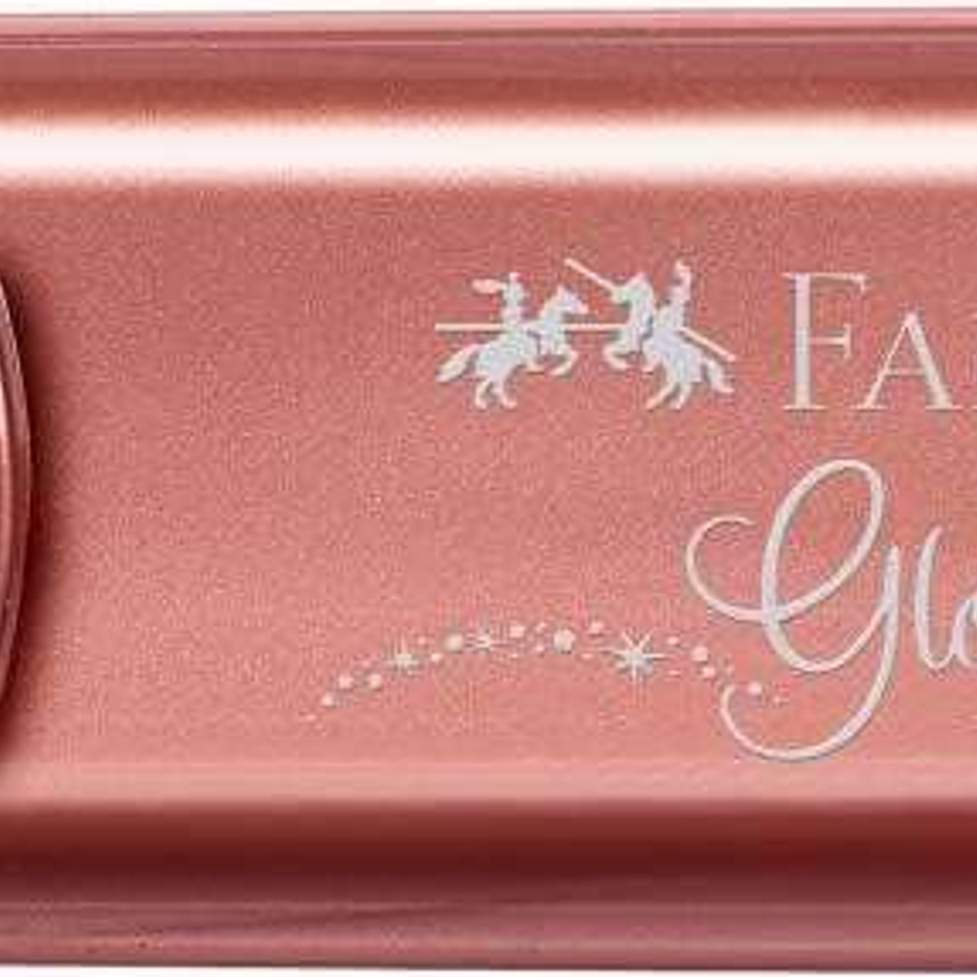 Faber-Castell Textliner 46 Metallic Marcador Fluorescente - Punta Biselada - Trazo entre 1mm y 5mm - Tinta con Base de Agua - Color Rojo Metalico 1