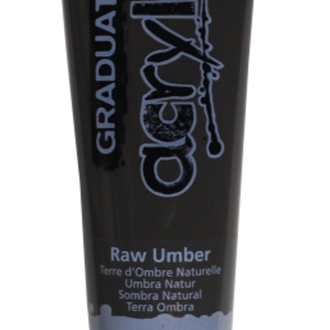Daler Rowney Graduate Pintura Acrilica - Tubo de Plastico - 120ml - Color Sombra Natural 1