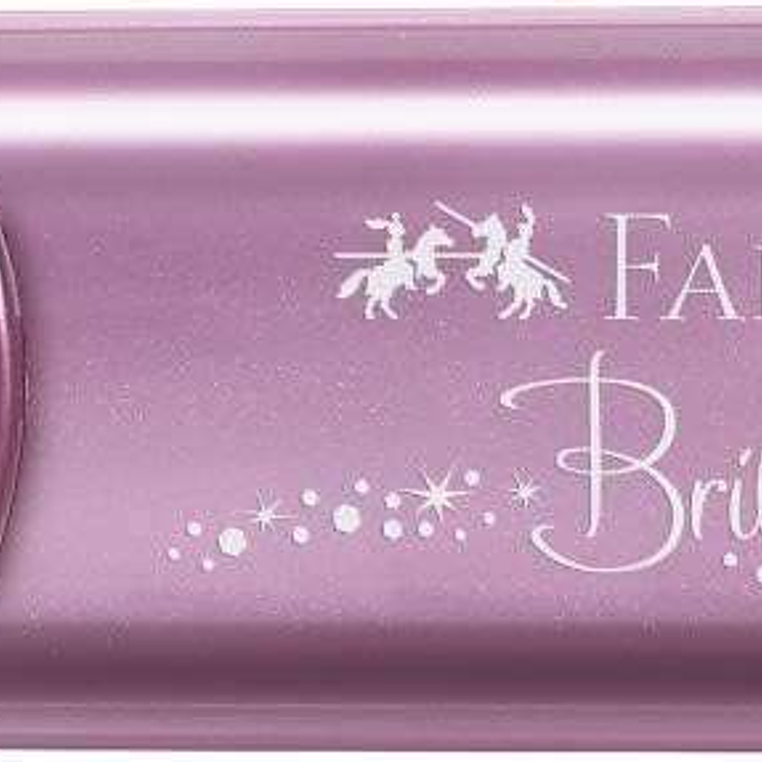 Faber-Castell Textliner 46 Metallic Marcador Fluorescente - Punta Biselada - Trazo entre 1mm y 5mm - Tinta con Base de Agua - Color Rubi Metalico 1