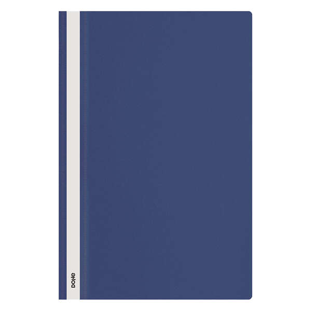 Dohe Dosier con Fastener - Tamaño Folio - Cubierta Transparente y Trasera Opaca - Fabricado en Polipropileno 1