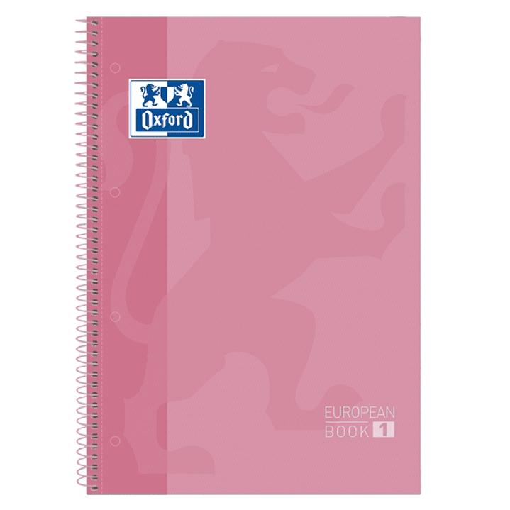 Oxford School Classic A4+ Europeanbook - Tapa Extradura - 80 Hojas - Color Rosa Chicle 1