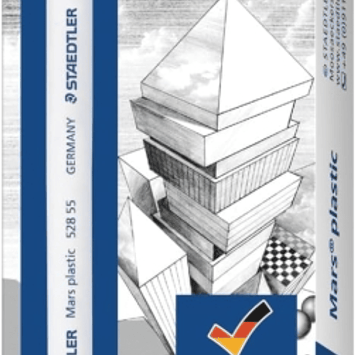 Staedtler Mars Plastic Goma de Borrar de Recambio para Portagomas 528 50 1