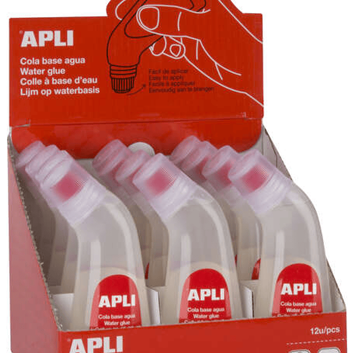Apli Cola Base Agua 70ml - Facil Aplicacion - Secado Rapido - Resistente al Agua - Transparente 1
