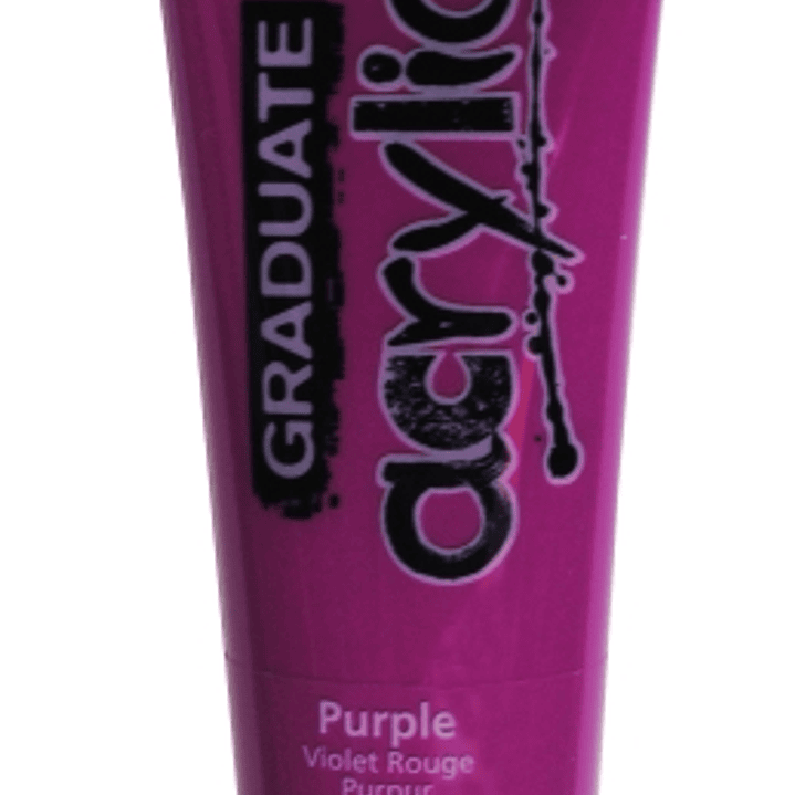 Daler Rowney Graduate Pintura Acrilica - Tubo de Plastico - 120ml - Color Lila 1