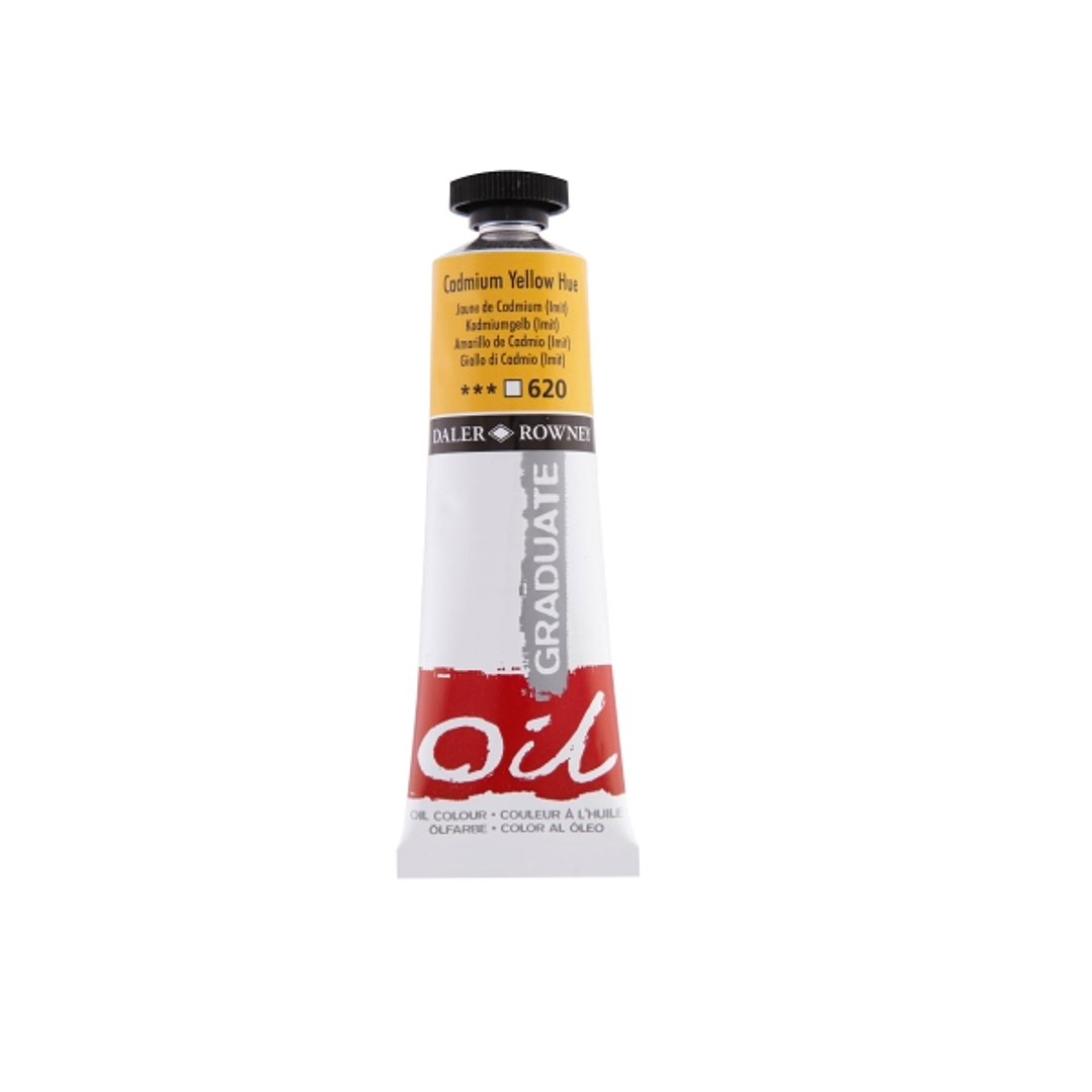 Daler Rowney Graduate Pintura al Oleo - Tubo de Aluminio - 38ml - Color Amarillo de Cadmio 1