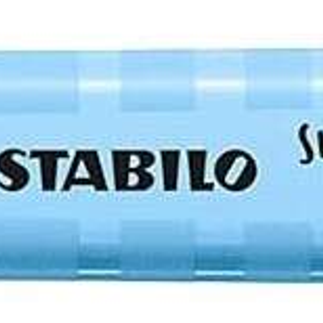 Stabilo Swing Cool Pastel Marcador Fluorescente - Cuerpo Plano - Punta Biselada - Trazo entre 1 y 4mm - Tinta con Base de Agua - Antisecado - Color Az 1