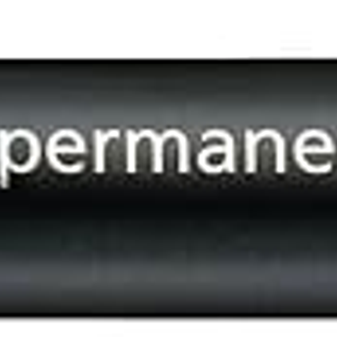 Staedtler Lumocolor 350 Rotulador Permanente - Punta Biselada 2-5mm aprox. - Tinta Base de Alcohol - Secado Rapido - Color Negro 1