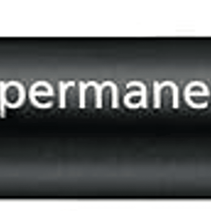 Staedtler Lumocolor 350 Rotulador Permanente - Punta Biselada 2-5mm aprox. - Tinta Base de Alcohol - Secado Rapido - Color Negro 1