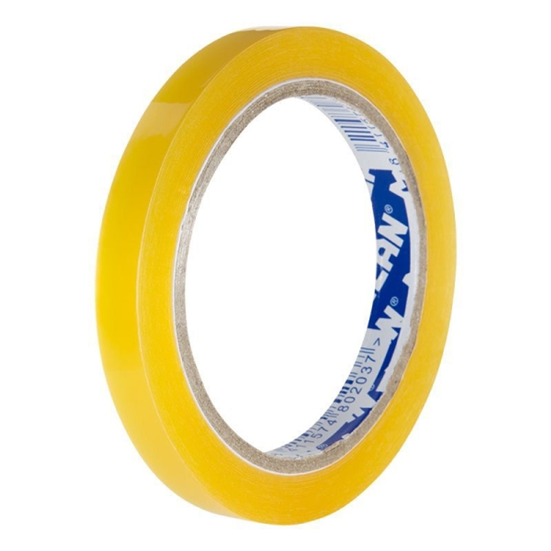 Milan Cinta Adhesiva Transparente - Medidas 12mm x 66m - Color Amarillo Transparente 1