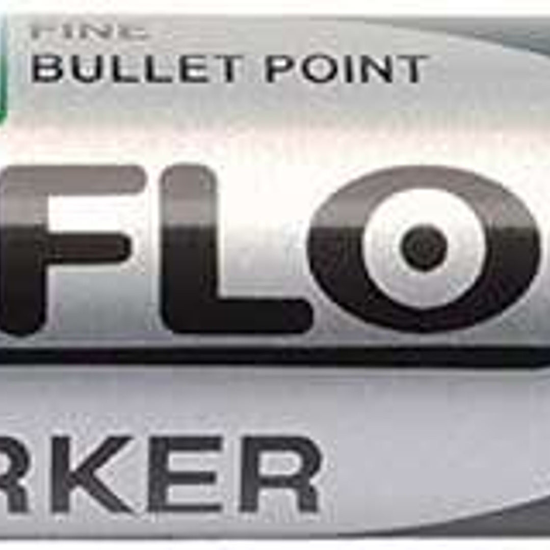 Pentel Maxiflo Rotulador para Pizarra Blanca - Punta de Bala - Ancho de Linea 2mm - Regulacion del Flujo de Tinta - 50% de Materiales Reciclados - Col 1