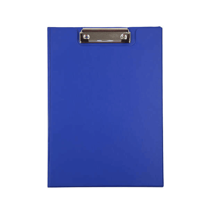 Dohe Carpeta Pinza Tamaño A4 - Carton Forrado PVC Opaco - Pinza de Presion - Bolsillo Interior 1