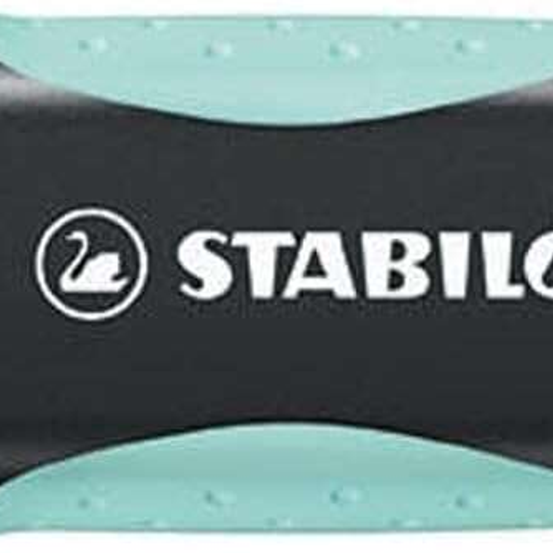 Stabilo Green Boss Pastel Marcador Fluorescente - Fabricado con un 83% de Plastico Reciclado - Trazo entre 2 y 5mm - Recargable - Color Toque de Turqu 1