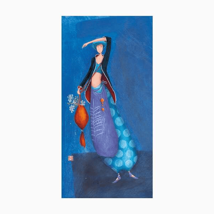 Pictura Gaëlle Boissonnard Tarjeta Doble - Acabado en Barniz de Relieve UV Grueso - Laminado Mate de Tacto Suave - 10.5x21cm - Papel con Certificacion 1