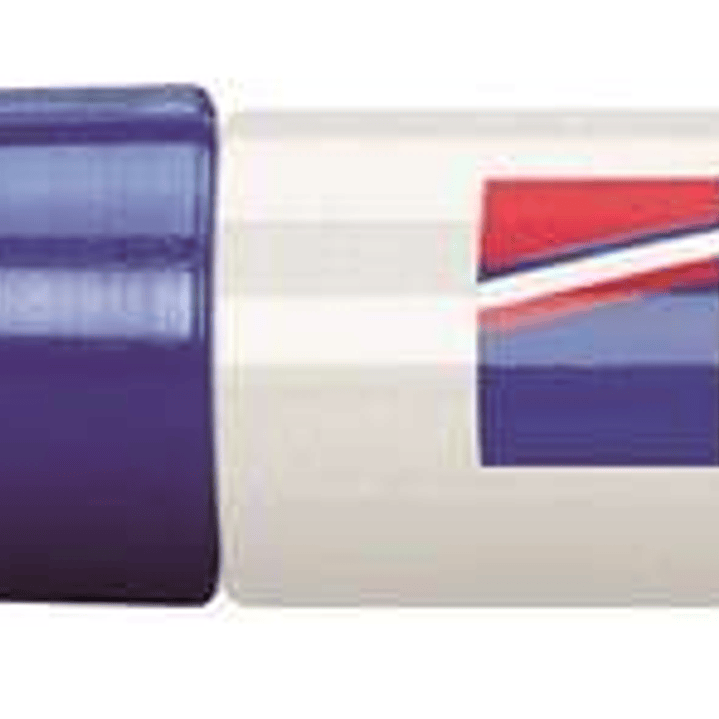 Edding Nº1 Rotulador Permanente - Punta Biselada - Trazo entre 1 y 5 mm. - Recargable - Secado Instantaneo - Color Azul 1