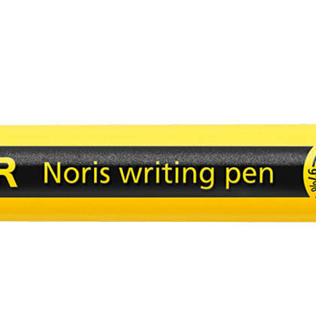 Staedtler 307 Noris Writing Pen Rotulador de Punta Fina - Trazo 0.6mm Aprox - Tinta Base de Agua - Cuerpo Fabricado en un 97% de Plastico Reciclado -  1