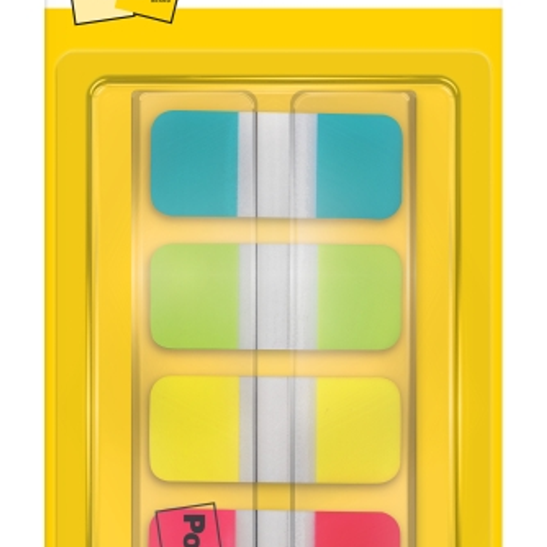 Post-It Index Dispensador con 40 Marcadores Reposicionables - Forma Rectangular - Colores Surtidos 1