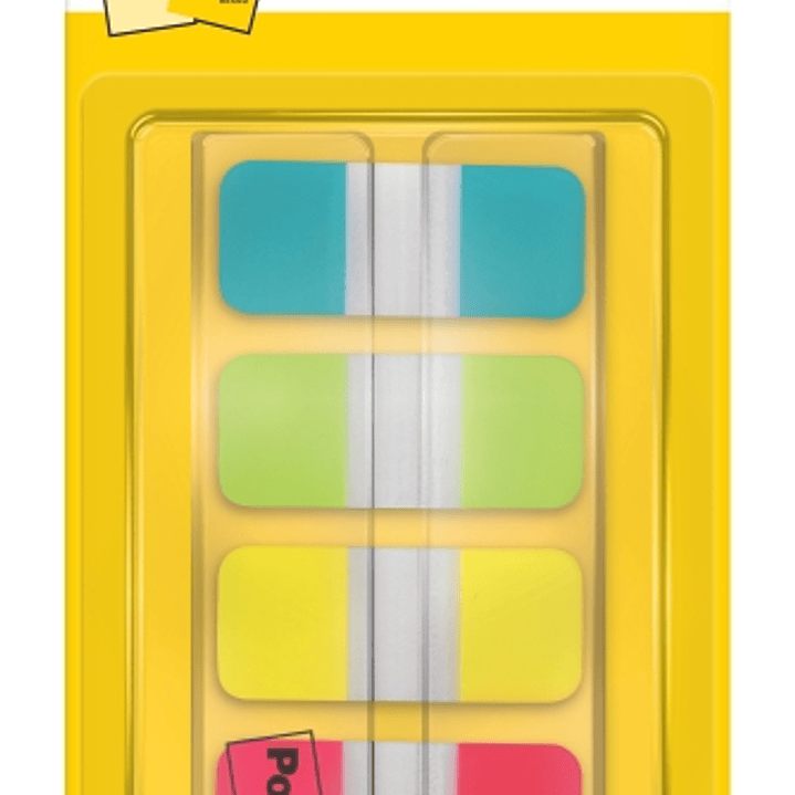Post-It Index Dispensador con 40 Marcadores Reposicionables - Forma Rectangular - Colores Surtidos 1