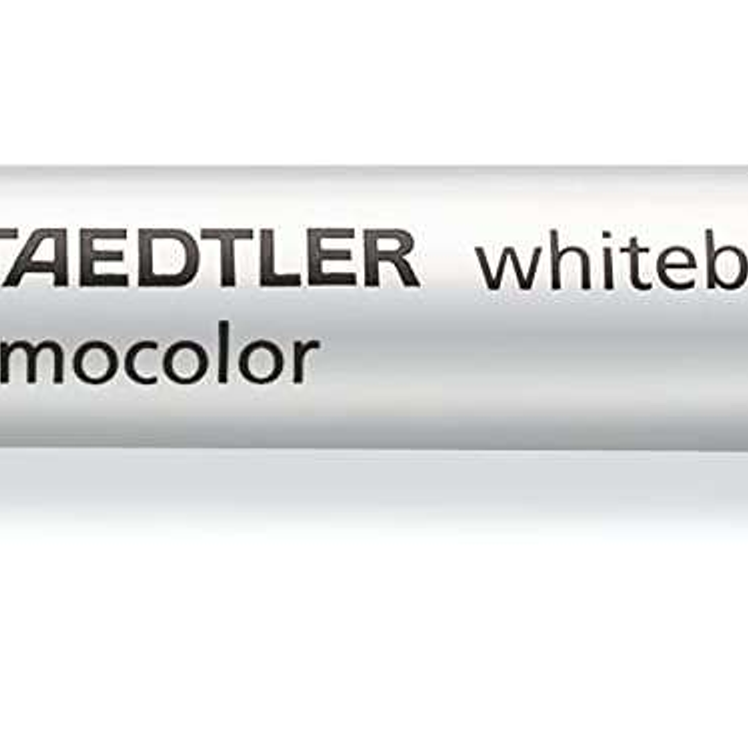 Staedtler Lumocolor 351 Rotulador para Pizarra - Punta Redonda - Trazo 2mm - Capuchon con Clip - Color Negro 1