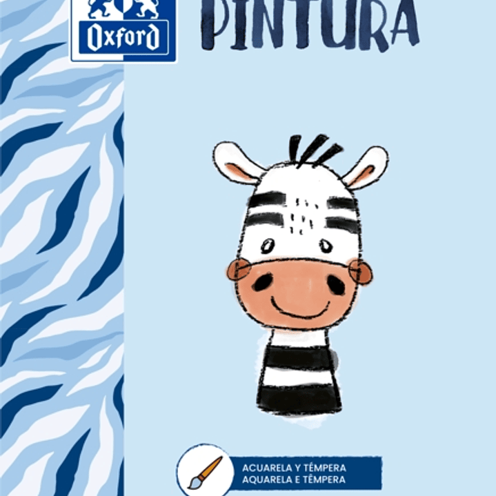 Oxford Pintura Infantil/Ocio Bloc Encolado Pintura A4 - Tapa Blanda/Contratapa Rigida - 20 Hojas 180gr 1
