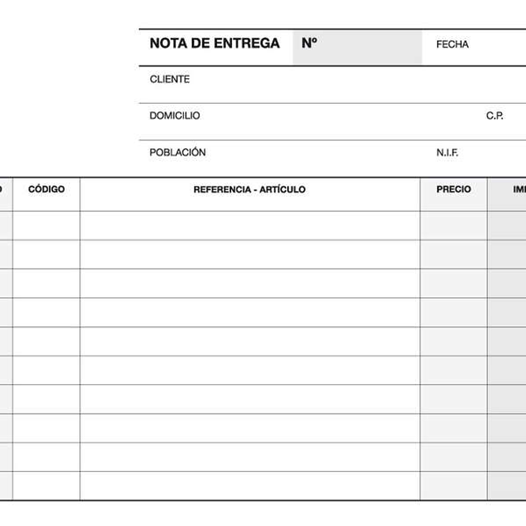Apli Talonario Entrega 1/8 Apaisado Triplicado - 210 x 148mm - Copias Autocopiativas - Numeracion Secuencial - Tapa Protectora - Blanco 1