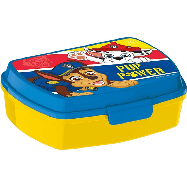 Safta Paw Patrol Pups Rule Sandwichera - PVC sin BPA - Rectangular - Color Azul 1