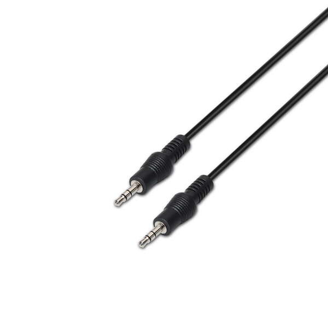 Aisens Cable Audio Estereo - JACK 3.5/M-JACK 3.5/M - 10m - Color Negro 1