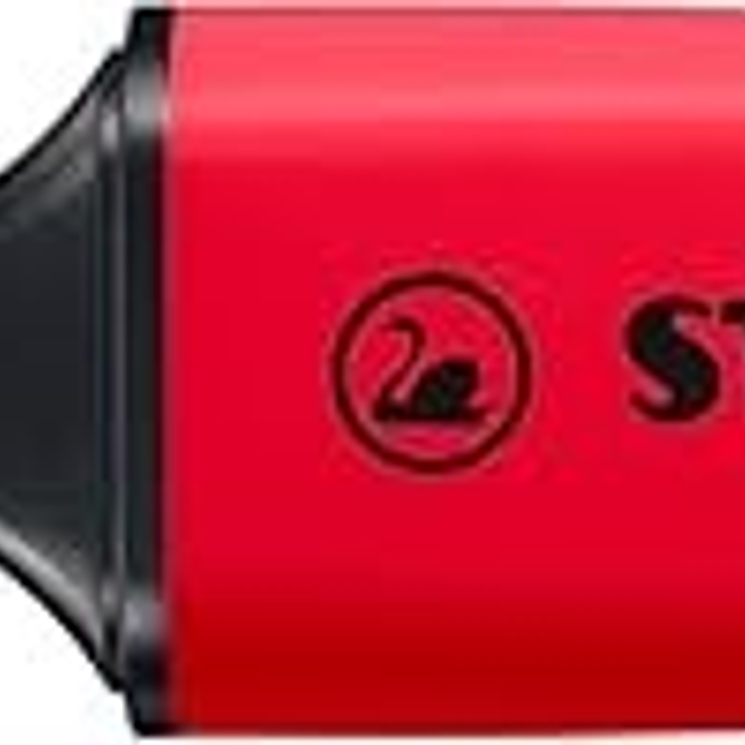 Stabilo Boss 70 Rotulador Marcador Fluorescente - Trazo entre 2 y 5mm - Recargable - Tinta con Base de Agua - Color Rojo Real 1
