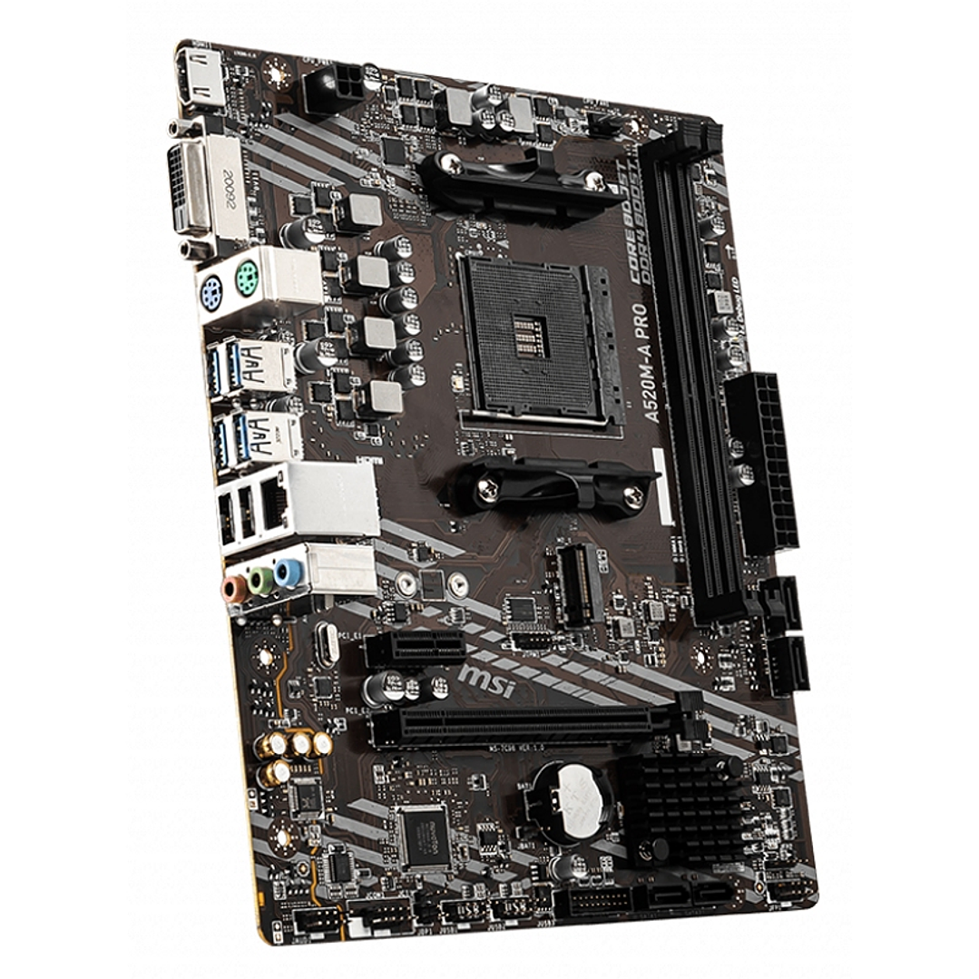 MSI Placa Base A520M-A PRO mATX AM4 3