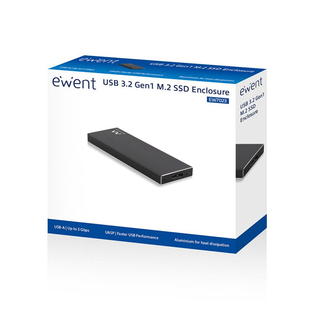 Ewent EW7023 Caja externa SSD M2 USB 3.1 Aluminio 3
