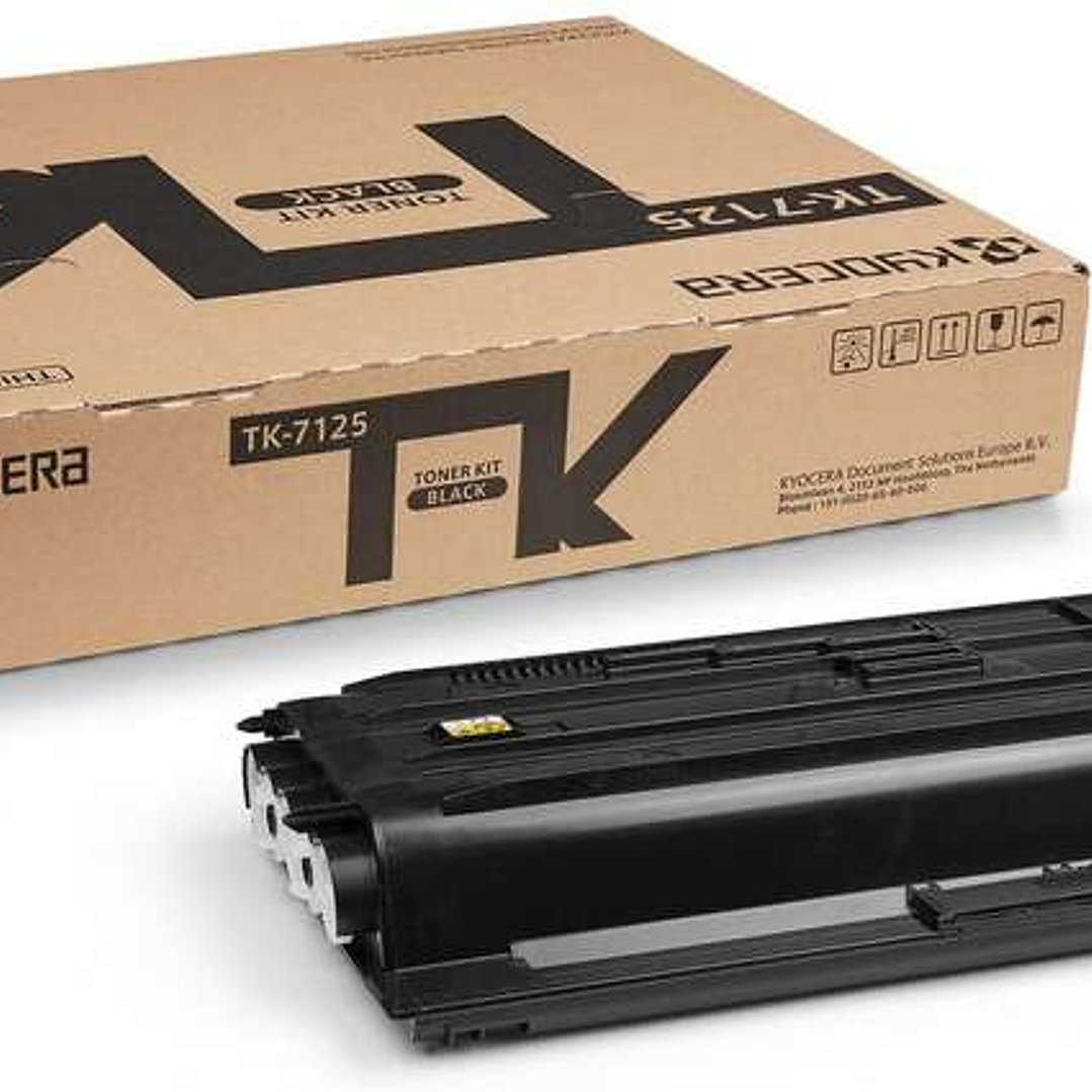 Kyocera TK7125 Negro Cartucho de Toner Original - 1T02V70NL0 1