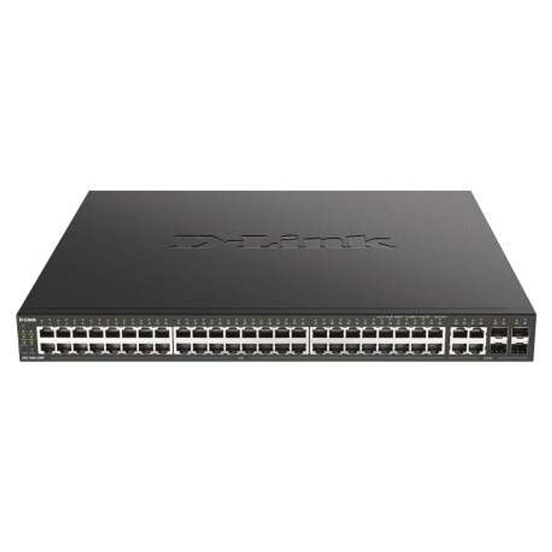 D-Link Switch Gestionado 48 Puertos GIGA PoE + 4 Puertos Combo SFP 1