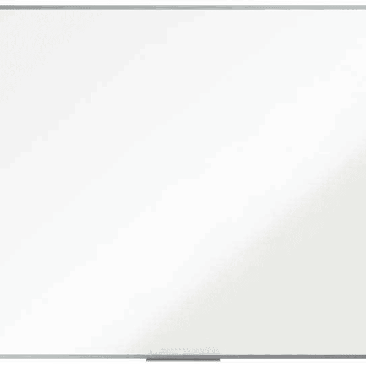 Nobo Essence Pizarra Magnetica de Acero Vitrificado 1800x1200mm - Montaje en Esquinas - Superficie de Borrado Superior - Color Blanco 1