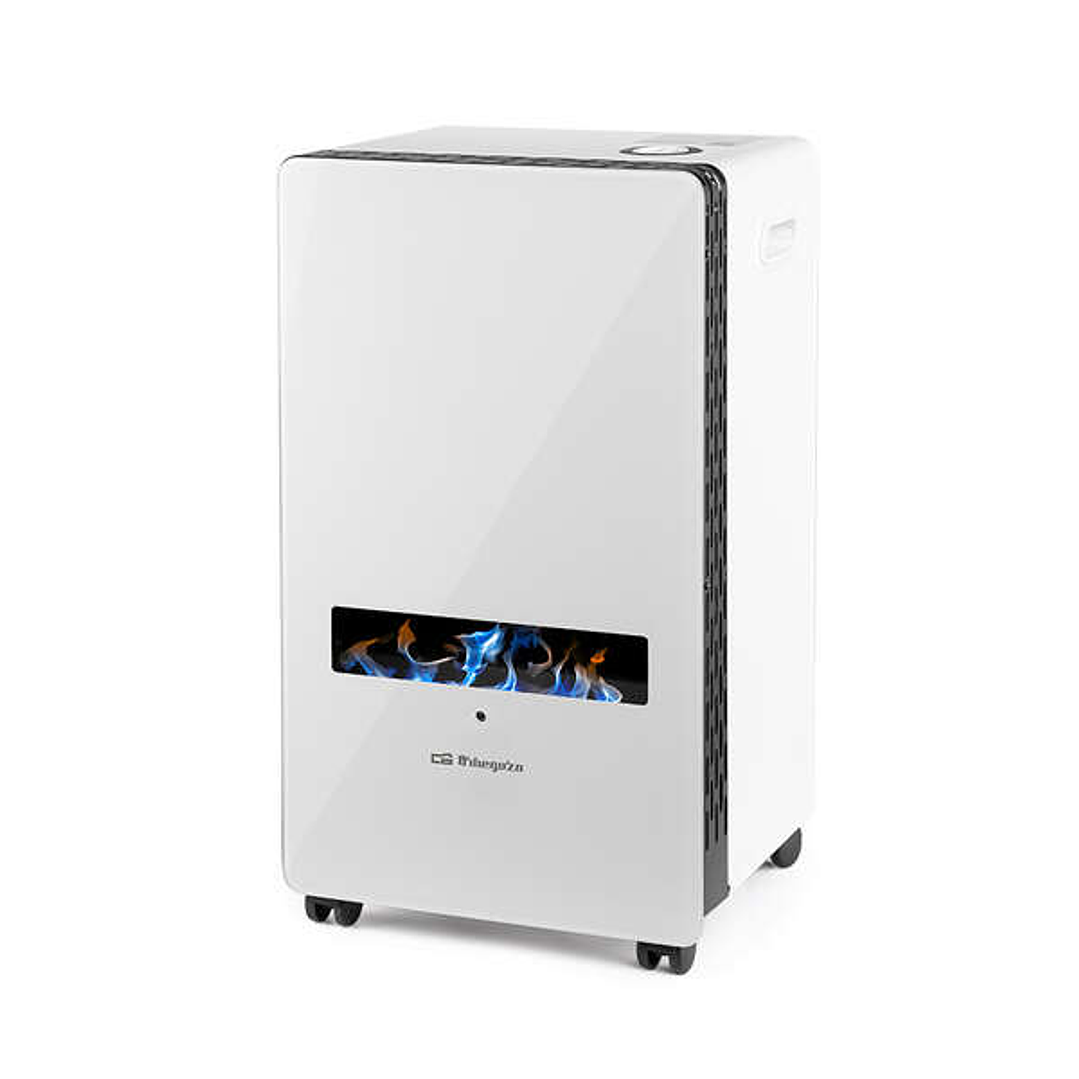Orbegozo HBF 120 Estufa Llama Azul - Potencia 3800W - Clase Energetica A - Triple Sistema de Seguridad - Transportable y Practica 1